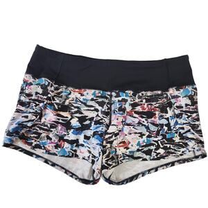 Lululemon Speed Up Shorts Culture Clash Multi Black Size 8